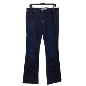 J Brand Jeans Women’s 31 Blue Flare Pure Dark Wash Denim Flared Leg Stretch